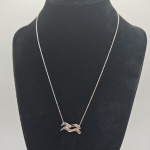 Tiffany & Co. Paloma Picasso Sterling Silver  Aquarius Zodiac Sign Necklace